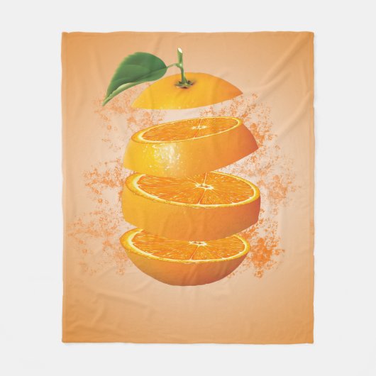 Farbskalierte, lebhafte und erfrischende Bilder Fleecedecke (Vorderseite)