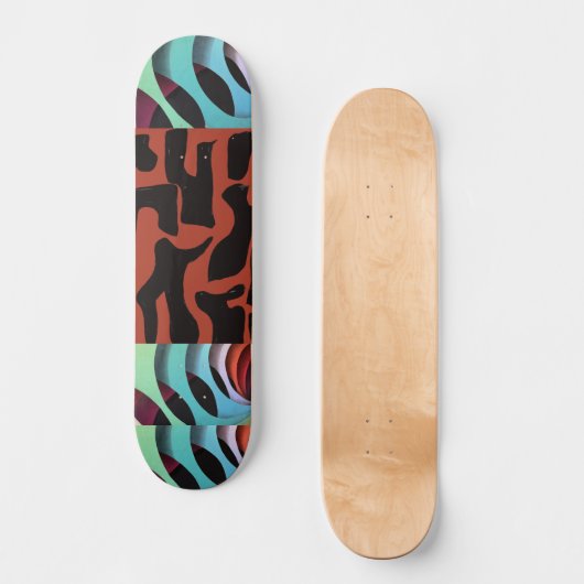 Farbskateboard Skateboard (Vorderseite)
