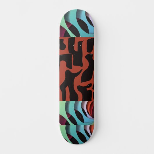 Farbskateboard Skateboard (Vorderseite)