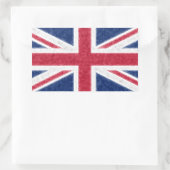 Farbskizze-Effekt UK Flag Union Jack Rechteckiger Aufkleber (Tasche)
