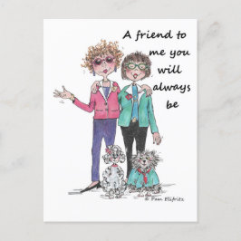 Farbskizze Kunst, Dichtung und Musik Postkarte