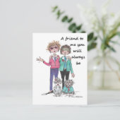 Farbskizze Kunst, Dichtung und Musik Postkarte (Stehend Vorderseite)