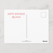 Farbskizze Kunst, Dichtung und Musik Postkarte (Rückseite)