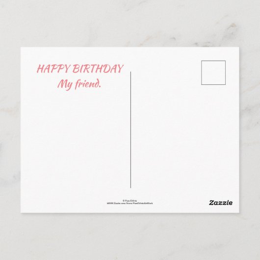 Farbskizze Kunst, Dichtung und Musik Postkarte (Rückseite)