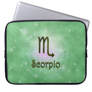 Farbskorpium Zodiac Astrologisches Zeichen Laptopschutzhülle