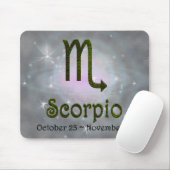 Farbskorpium Zodiac Astrologisches Zeichen Mousepad (Mit Mouse)