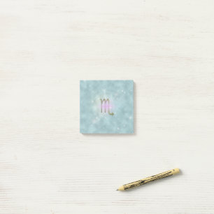 Farbskorpium Zodiac Astrologisches Zeichen Post-it Klebezettel