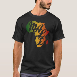 Farbskript-T - Shirt Afrikas Mali