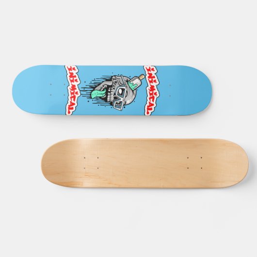 Farbskull Skateboard (Horizontal)