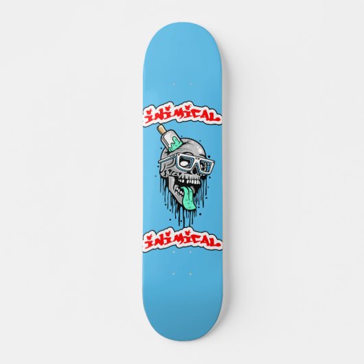 Farbskull Skateboard (Vorne)