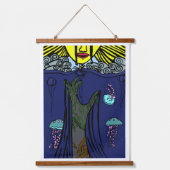 Farbsortierung Wandteppich Mit Holzrahmen (Vorderseite)