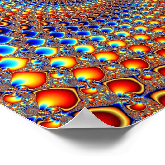 Farbspass - Fraktal Poster (Ecke)