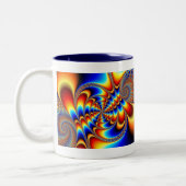 Farbspass - Fraktal Zweifarbige Tasse (Links)