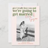 Farbspass Save the Date mit Bild Einladung (Vorderseite)