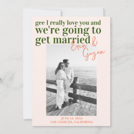 Farbspass Save the Date mit Bild Einladung