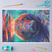 Farbspektrum des Manatee Decoupage Seidenpapier (Basteln)