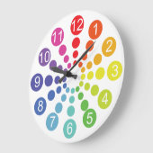 Farbspektrum Große Wanduhr (Winkel)