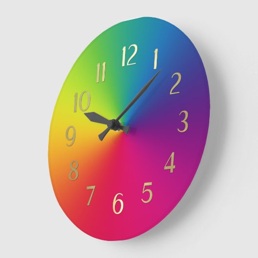 Farbspektrum Große Wanduhr (Winkel)