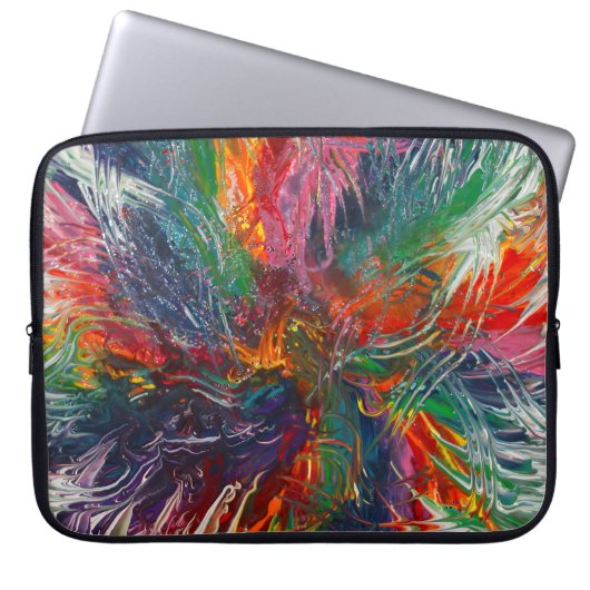 Farbspektrum Pinrad Laptopschutzhülle (Vorderseite)