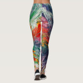 Farbspektrum Pinrad Leggings (Rückseite)