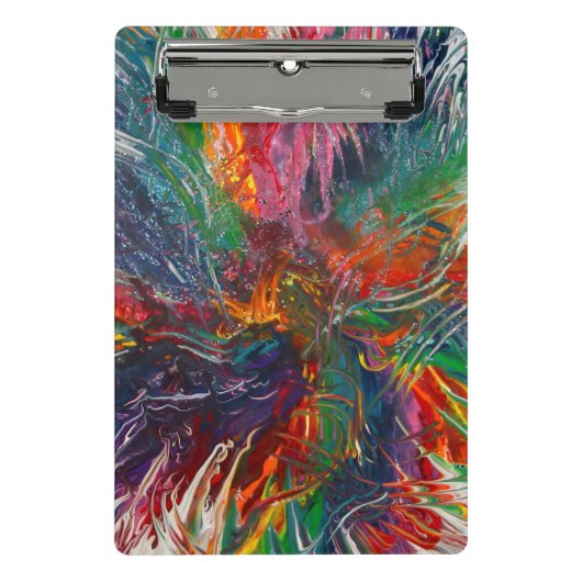 Farbspektrum Pinrad Mini Klemmbrett (Vorderseite)