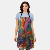 Farbspektrum Pinrad Schürze (Getragen)