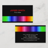 Farbspektrum-Visitenkarte Visitenkarte (Vorne/Hinten)