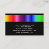 Farbspektrum-Visitenkarte Visitenkarte (Rückseite)