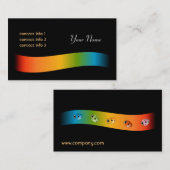 Farbspektrum-Visitenkarten Visitenkarte (Vorne/Hinten)