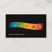 Farbspektrum-Visitenkarten Visitenkarte (Rückseite)
