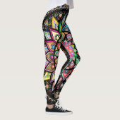 Farbspektrum von Mandala-Leggings Leggings (Rechts)