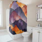 Farbspitzen Duschvorhang (Beispiel)