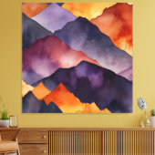 Farbspitzen Leinwanddruck (Insitu (Wohnzimmer))