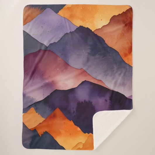 Farbspitzen Sherpadecke (Vorderseite)