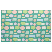 Farbsprachblock-Muster Stoff (Fat Quarter (45,7 x 55,9 cm))