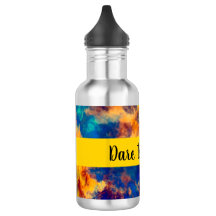 Farbspritze Blau Rot Gelb Aquamarin mehrfarbig