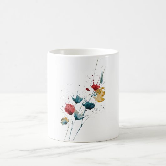 Farbspritze Kaffeetasse (Mittel)
