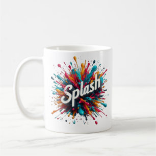 Farbspritze Kaffeetasse