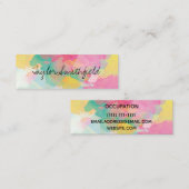 Farbspritze Mini Visitenkarte (Vorne/Hinten)