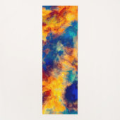 Farbspritze Multi Color Red Blue Yellow Yogamatte (Vorderseite)