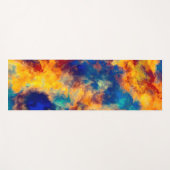 Farbspritze Multi Color Red Blue Yellow Yogamatte (Vorderseite (Horizontal))