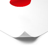 Farbspritze Poster (Ecke)