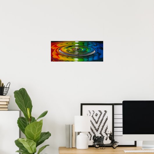 Farbspritze Poster (Heimbüro)