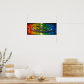 Farbspritze Poster (Küche)