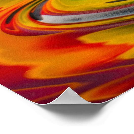 Farbspritze Poster (Ecke)