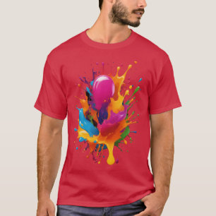 Farbspritze T-Shirt