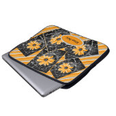 Farbspritzen-Frühlings-Blitz-afrikanisches Laptopschutzhülle (Vorne Knopf)