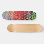 Farbspritzen-helles Skateboard (Horizontal)