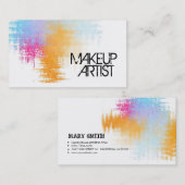 Farbspritzen-Künstler-Visitenkarte Visitenkarte (Vorne/Hinten)