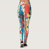 Farbspritzen Leggings (Rückseite)